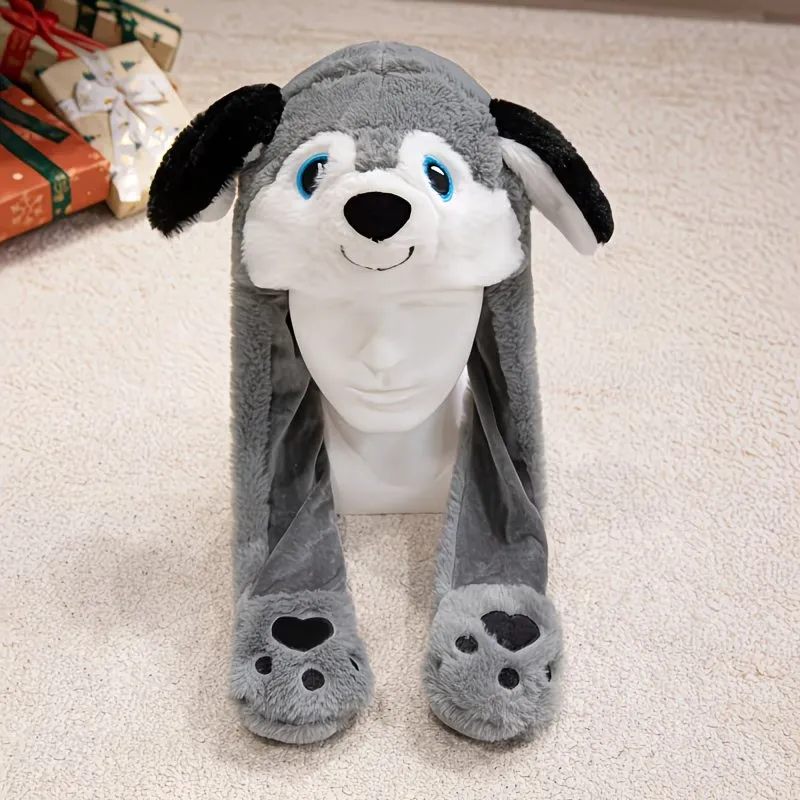 Hats - Husky Dog Movable Ears