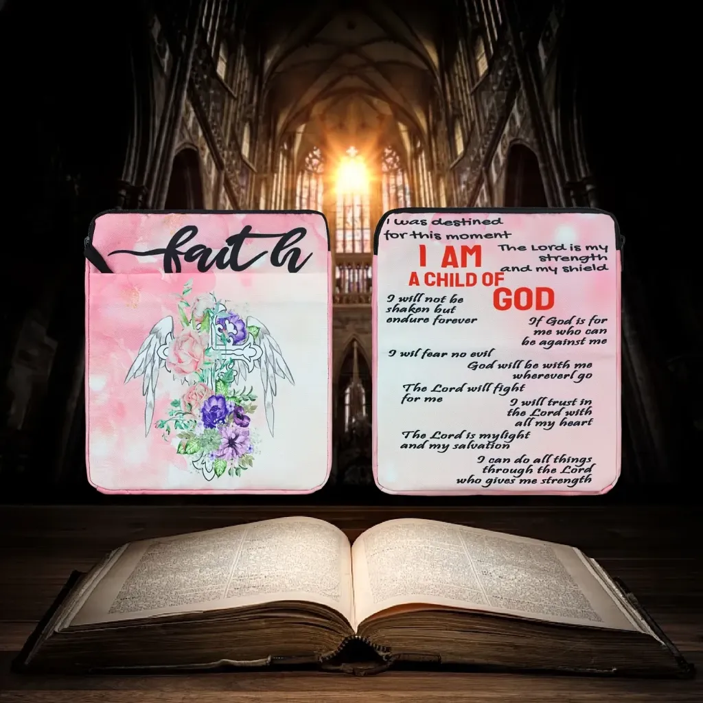 Bags - Pink I Am a Child of God Bible Bag
