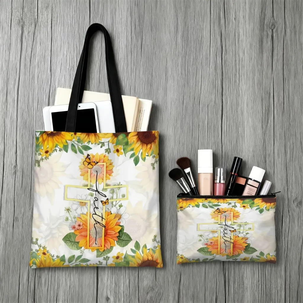 Bags - Sunflower Tote w/Pencil Case