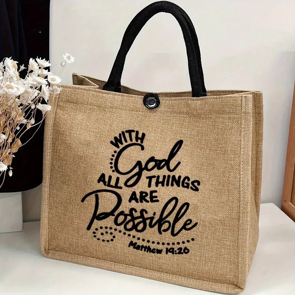 Bags - With God All Things Are Possible Tote